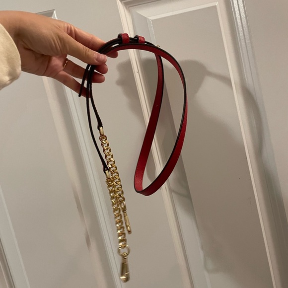 Red Michel Kors hand bag! - Picture 3 of 3